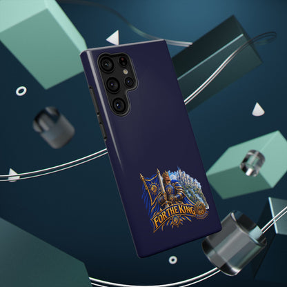 Phone Case — 'For The King' Banner Heavy-Duty Impact-Resistant Phone Case