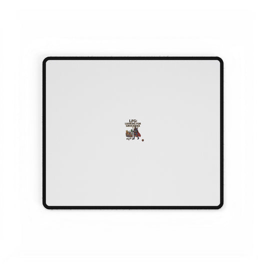 Gaming Desk Mat — 'Rest Before Check' Cute Coffee Cat Extended Mouse Pad