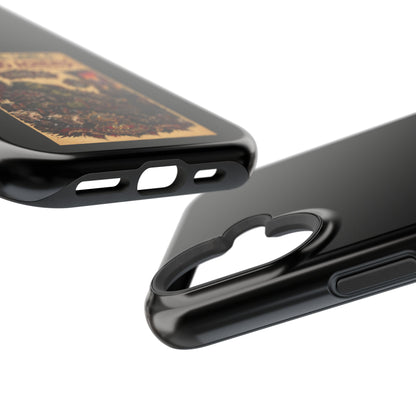 Phone Case — 'Social Life: Level 0 — Level 60 Achieved (Skull Banner)' Heavy-Duty Impact-Resistant Phone Case