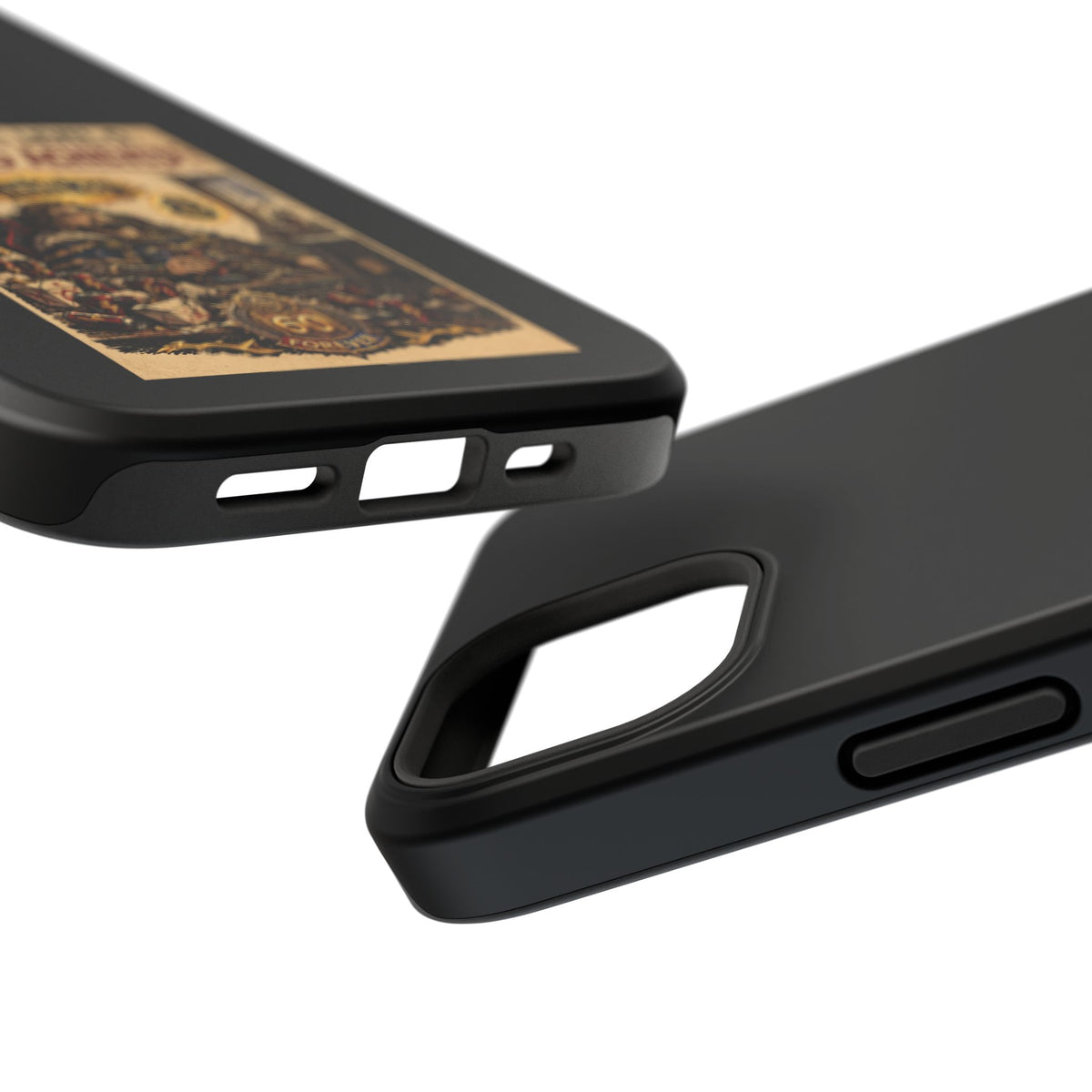 Phone Case — 'Social Life: Level 0 — Level 60 Achieved (Lion Banner)' Heavy-Duty Impact-Resistant Phone Case
