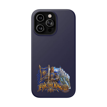 Phone Case — 'For The King' Banner Heavy-Duty Impact-Resistant Phone Case