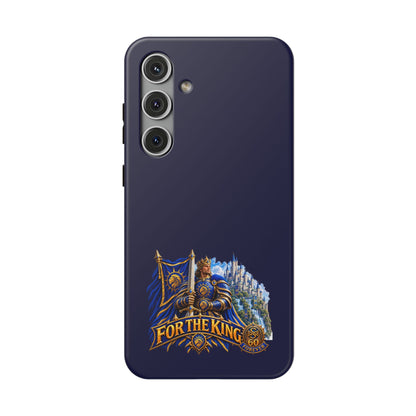 Phone Case — 'For The King' Banner Heavy-Duty Impact-Resistant Phone Case