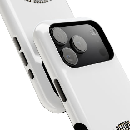 Phone Case — 'Need Before Greed' Heavy-Duty Impact-Resistant Phone Case