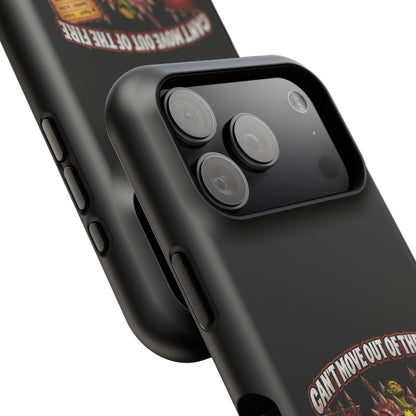Phone Case — 'Can't Move Out of the Fire, It Would Lower My DPS' Heavy-Duty Impact-Resistant Phone Case