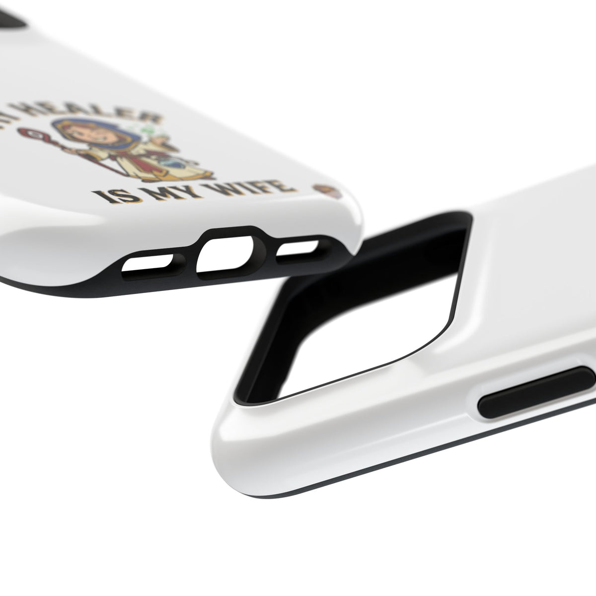 Phone Case — 'My Healer Is My Wife' Heavy-Duty Impact-Resistant Phone Case