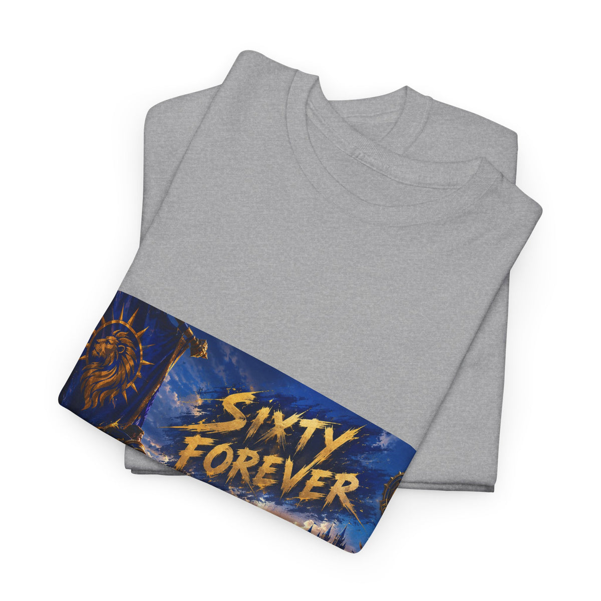 Sixty Forever – Blue Banner – T-Shirt
