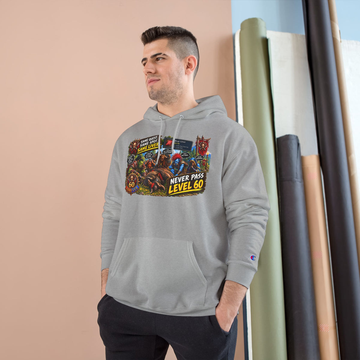 Never Pass Level 60 – Hoodie | Sixty Forever Co.