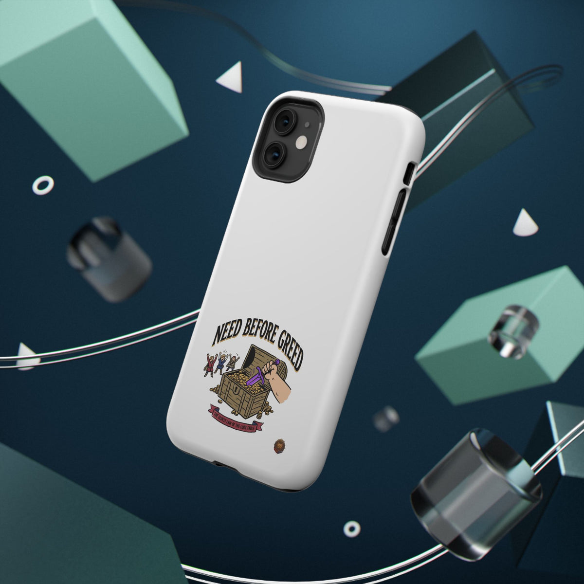 Phone Case — 'Need Before Greed' Heavy-Duty Impact-Resistant Phone Case