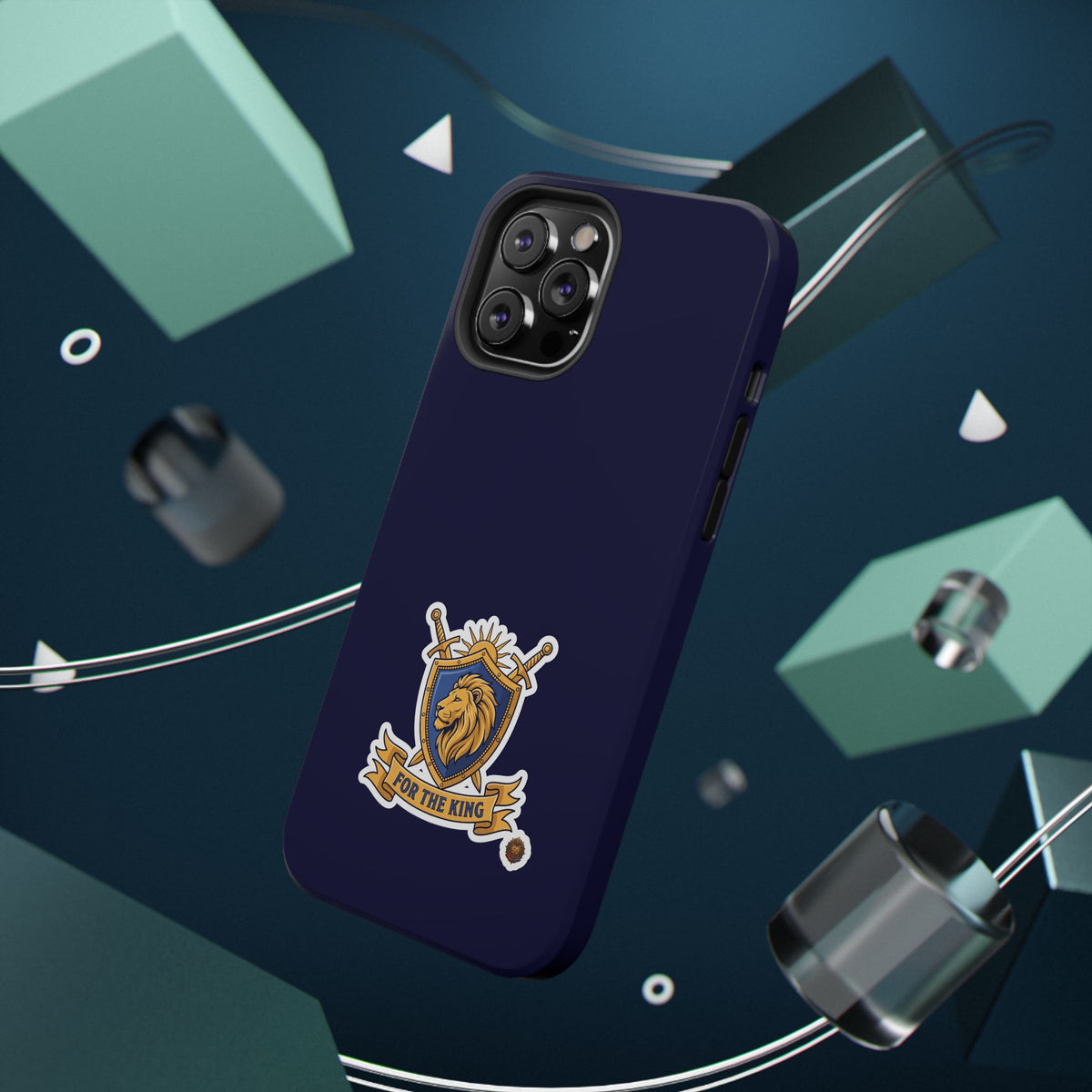 Phone Case — 'For The King Crest' Heavy-Duty Impact-Resistant Phone Case