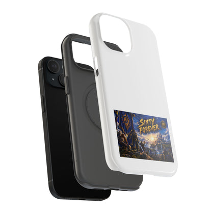Sixty Forever – Blue Banner – Phone Case
