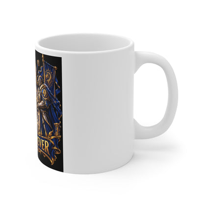 Sixty Forever Lion Knights – White Mug (11oz)