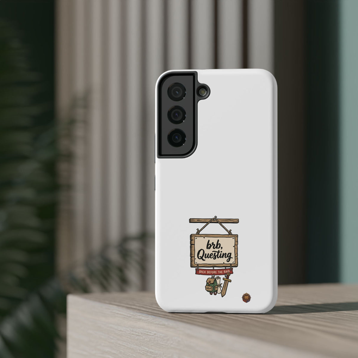 brb, Questing – Phone Case