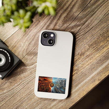 Viking Warrior Slim Phone Case — Norse Saga Art