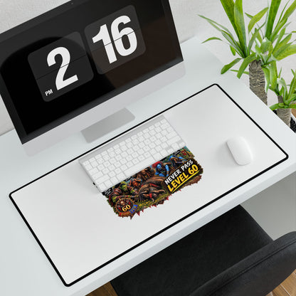 Red 'Til Dead Gamer Desk Mat — Large RPG Battle Mousepad