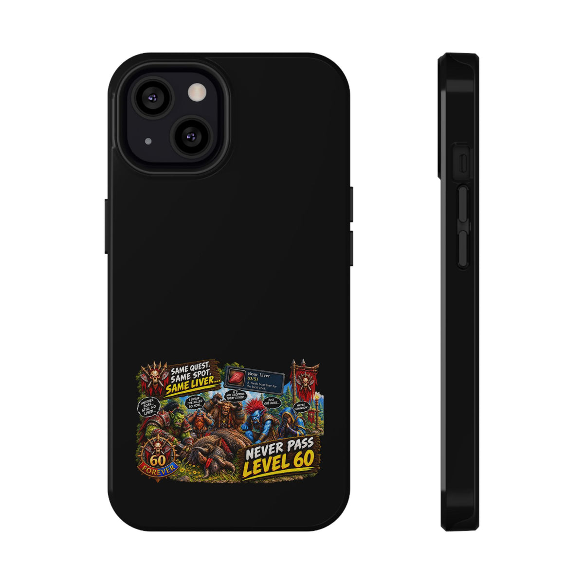 Phone Case — 'Same Quest, Same Spot' Heavy-Duty Impact-Resistant Phone Case