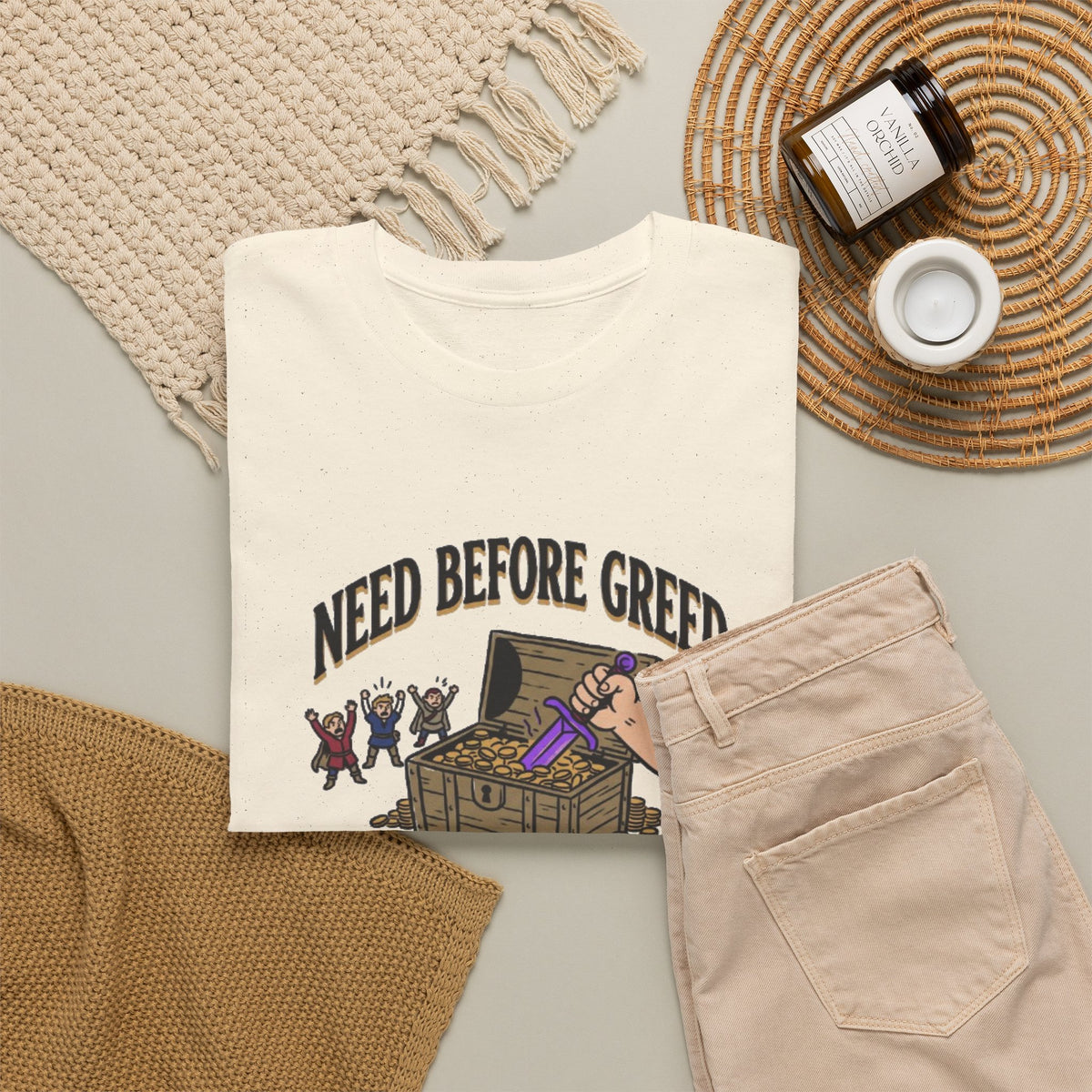 Need Before Greed – T-Shirt