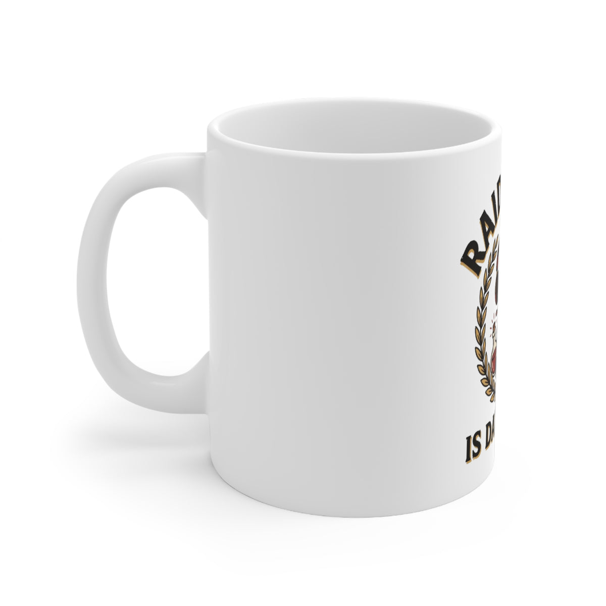 Raid Night Is Date Night – White Mug (11oz)