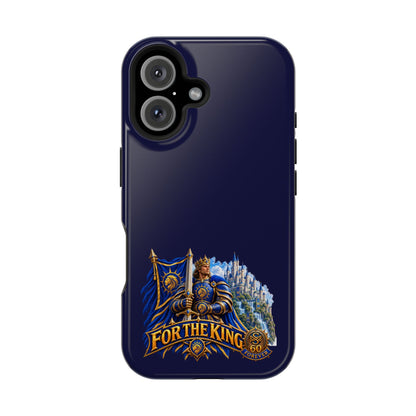 Phone Case — 'For The King' Banner Heavy-Duty Impact-Resistant Phone Case