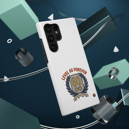 Phone Case — 'Level 60 Forever' Heavy-Duty Impact-Resistant Phone Case