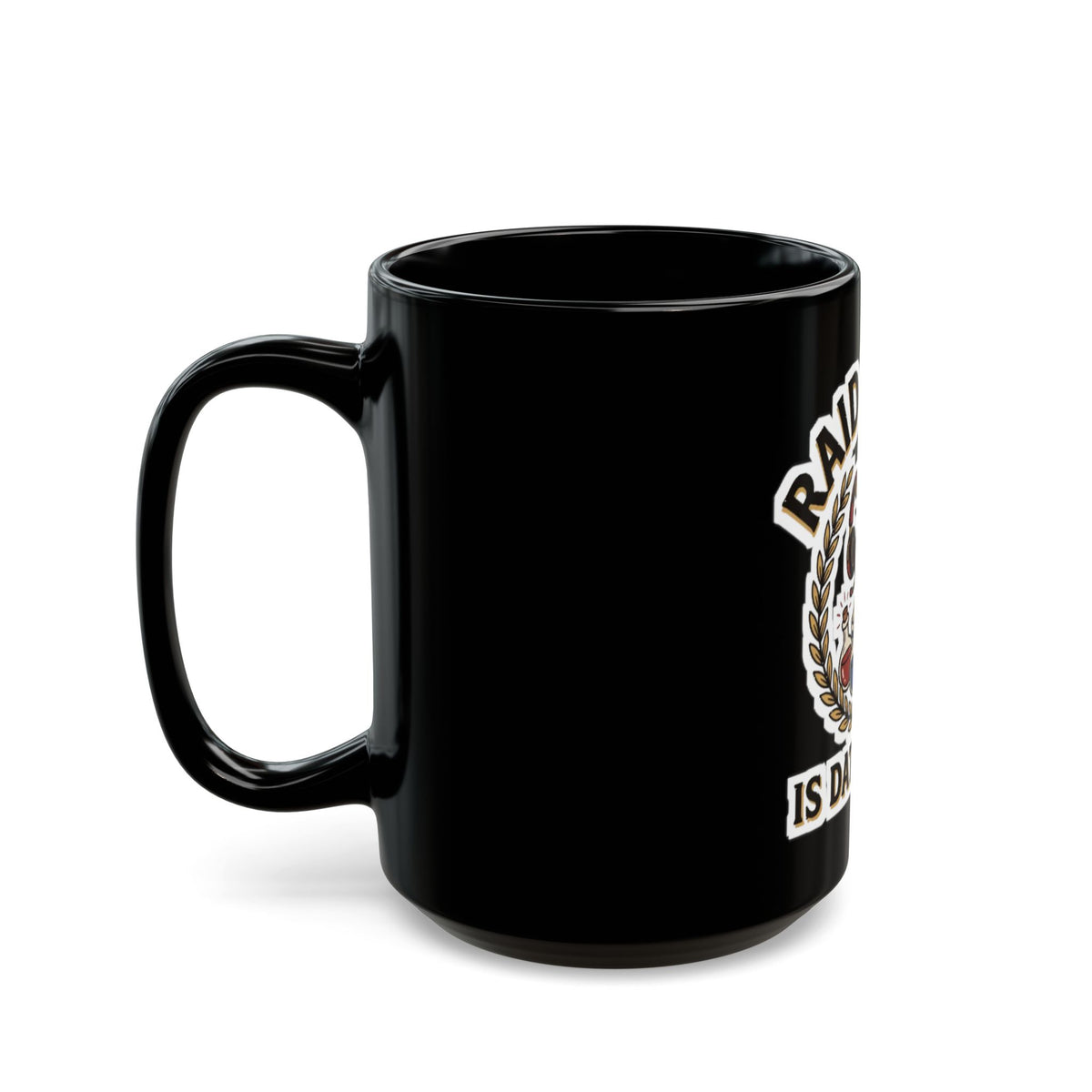 Raid Night Is Date Night – Black Mug (11oz & 15oz)