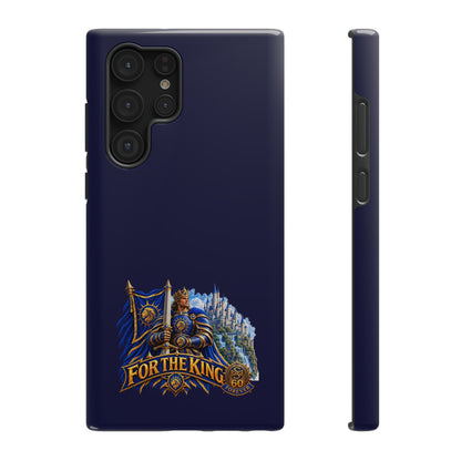 Phone Case — 'For The King' Banner Heavy-Duty Impact-Resistant Phone Case