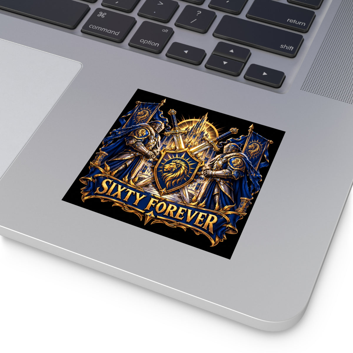 Gaming Sticker — "Can't Move Out of the Fire, It Would Lower My DPS" Square Vinyl Sticker
