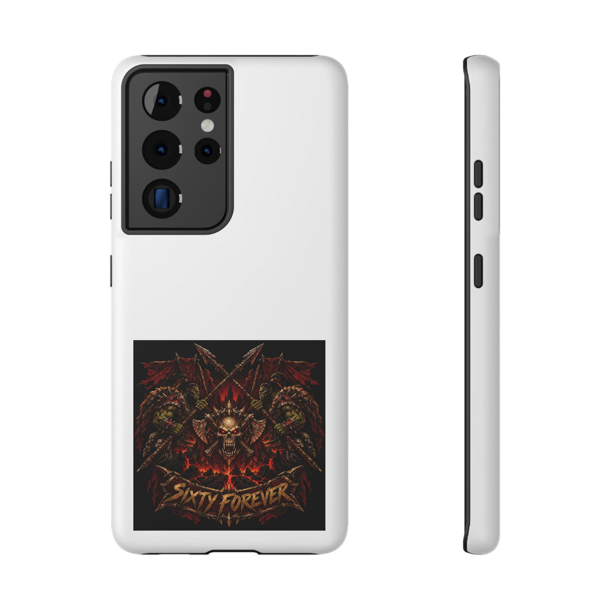 Sixty Forever – Skull & Axes – Phone Case