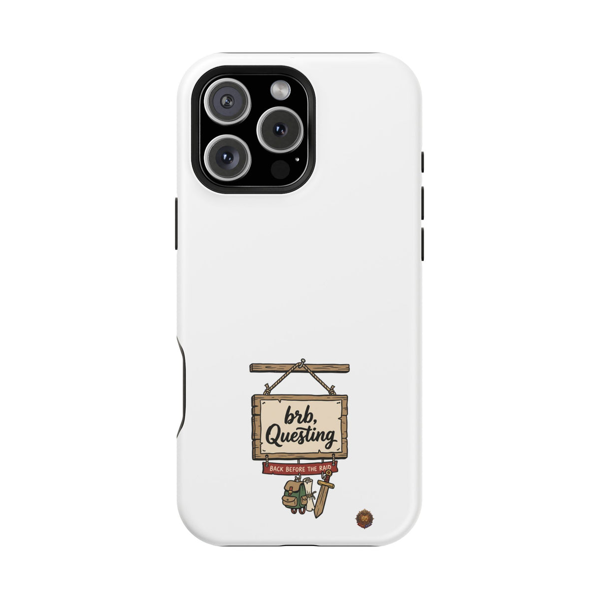 brb, Questing – Phone Case