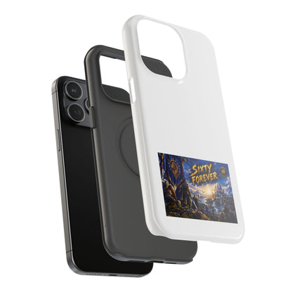 Sixty Forever – Blue Banner – Phone Case