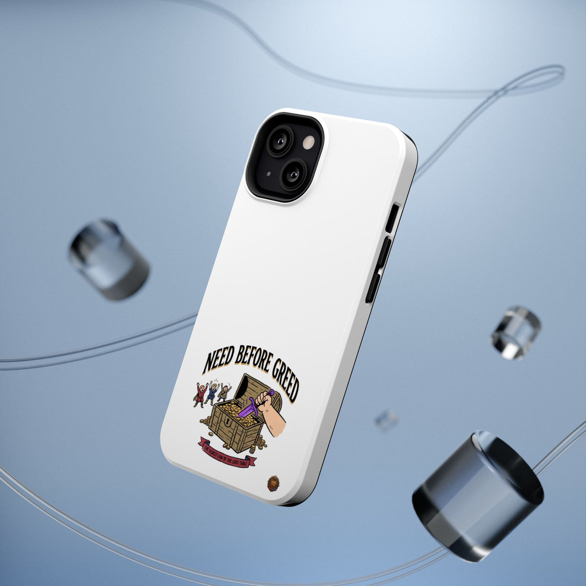 Phone Case — 'Need Before Greed' Heavy-Duty Impact-Resistant Phone Case
