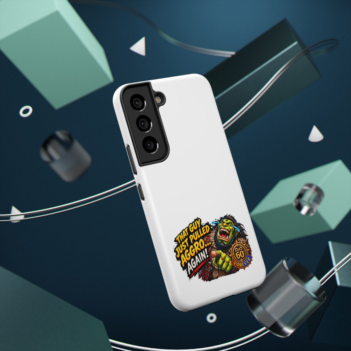 Phone Case — 'That Guy Just Pulled Aggro… Again' Heavy-Duty Impact-Resistant Phone Case
