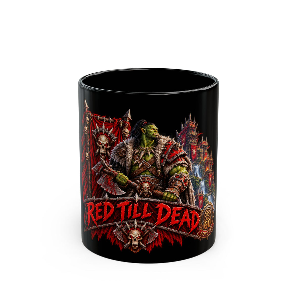 Red Till Dead – Black Mug (11oz & 15oz)