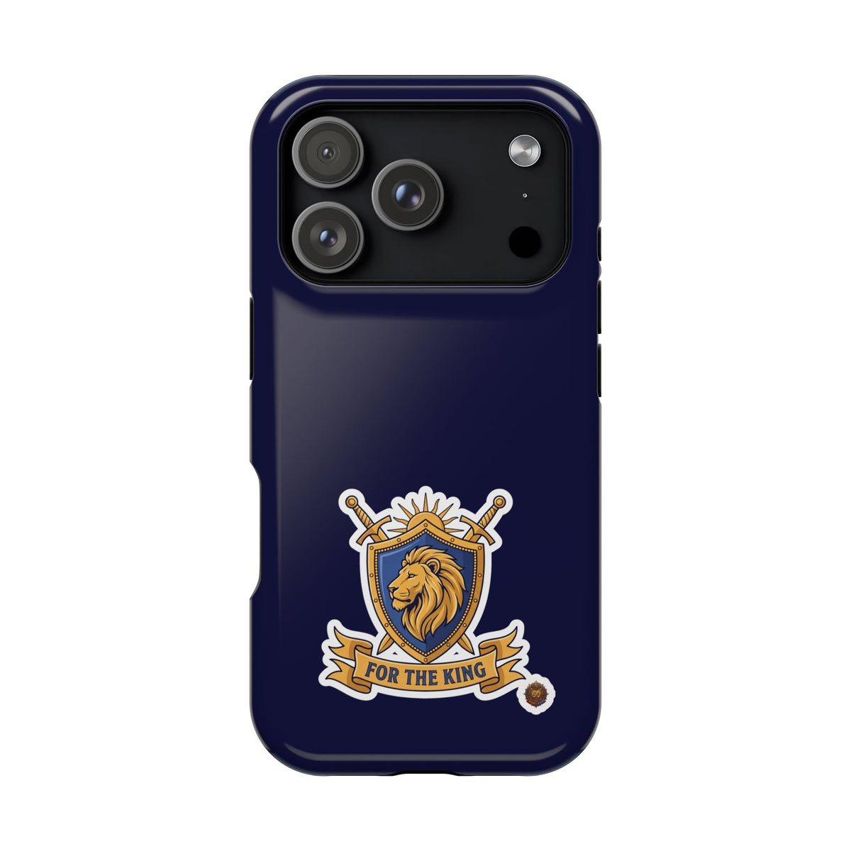 Phone Case — 'For The King Crest' Heavy-Duty Impact-Resistant Phone Case