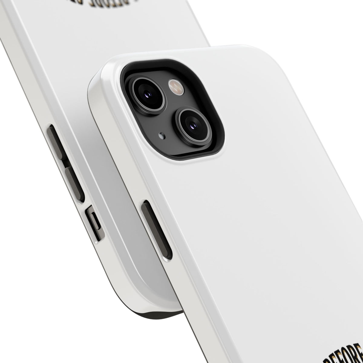 Phone Case — 'Need Before Greed' Heavy-Duty Impact-Resistant Phone Case