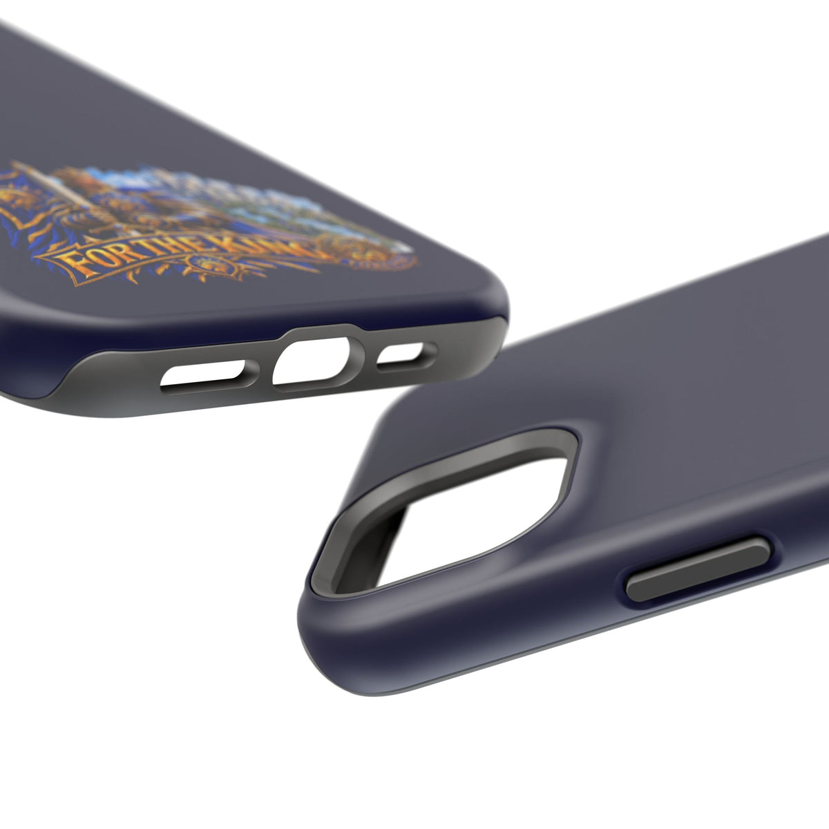 Phone Case — 'For The King' Banner Heavy-Duty Impact-Resistant Phone Case
