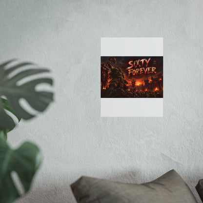 Sixty Forever War-Art Poster — Dark Fantasy Fine Art Print