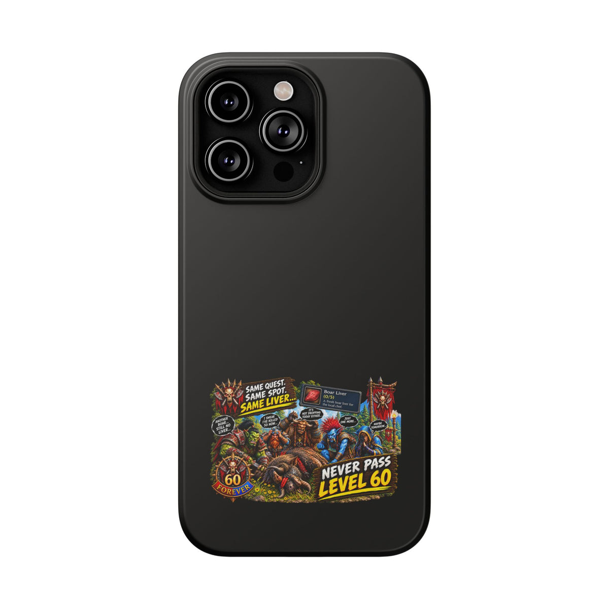 Phone Case — 'Same Quest, Same Spot' Heavy-Duty Impact-Resistant Phone Case