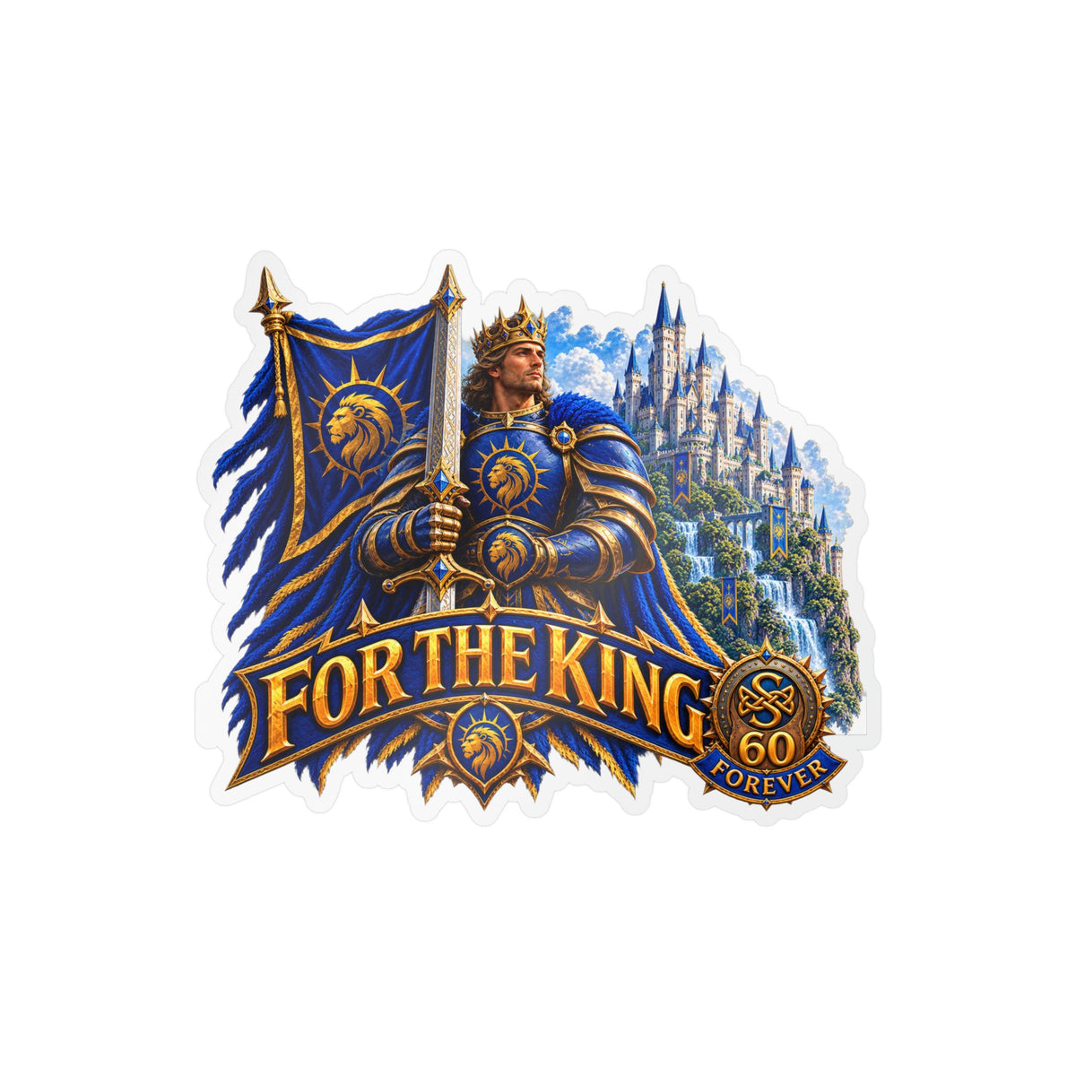 For The King – Banner – Poster Decal