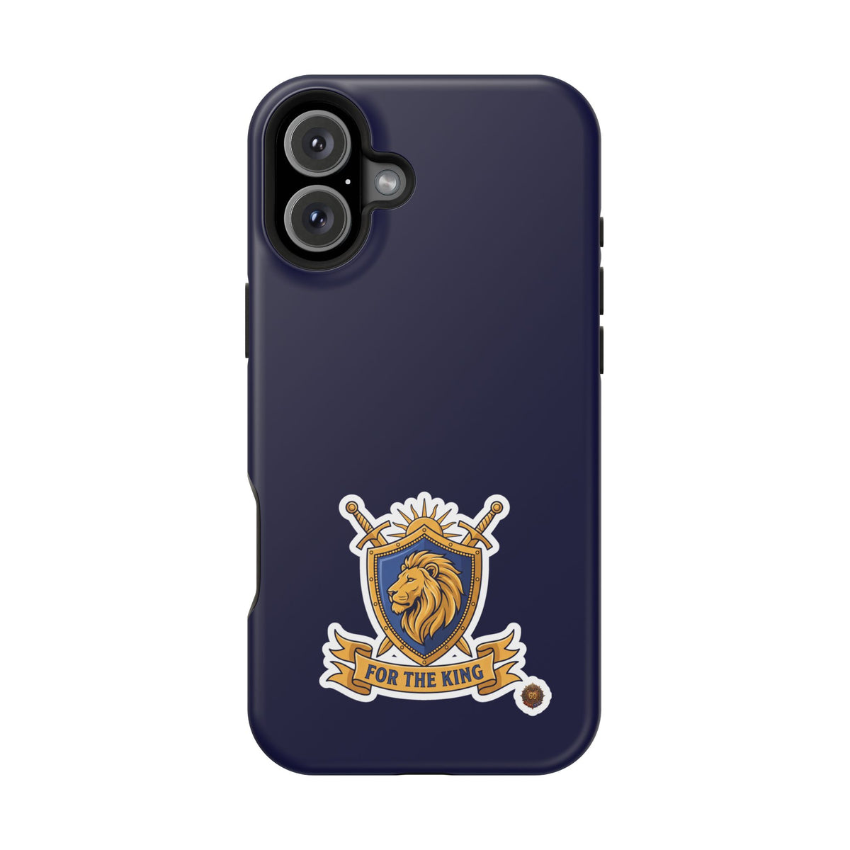 Phone Case — 'For The King Crest' Heavy-Duty Impact-Resistant Phone Case
