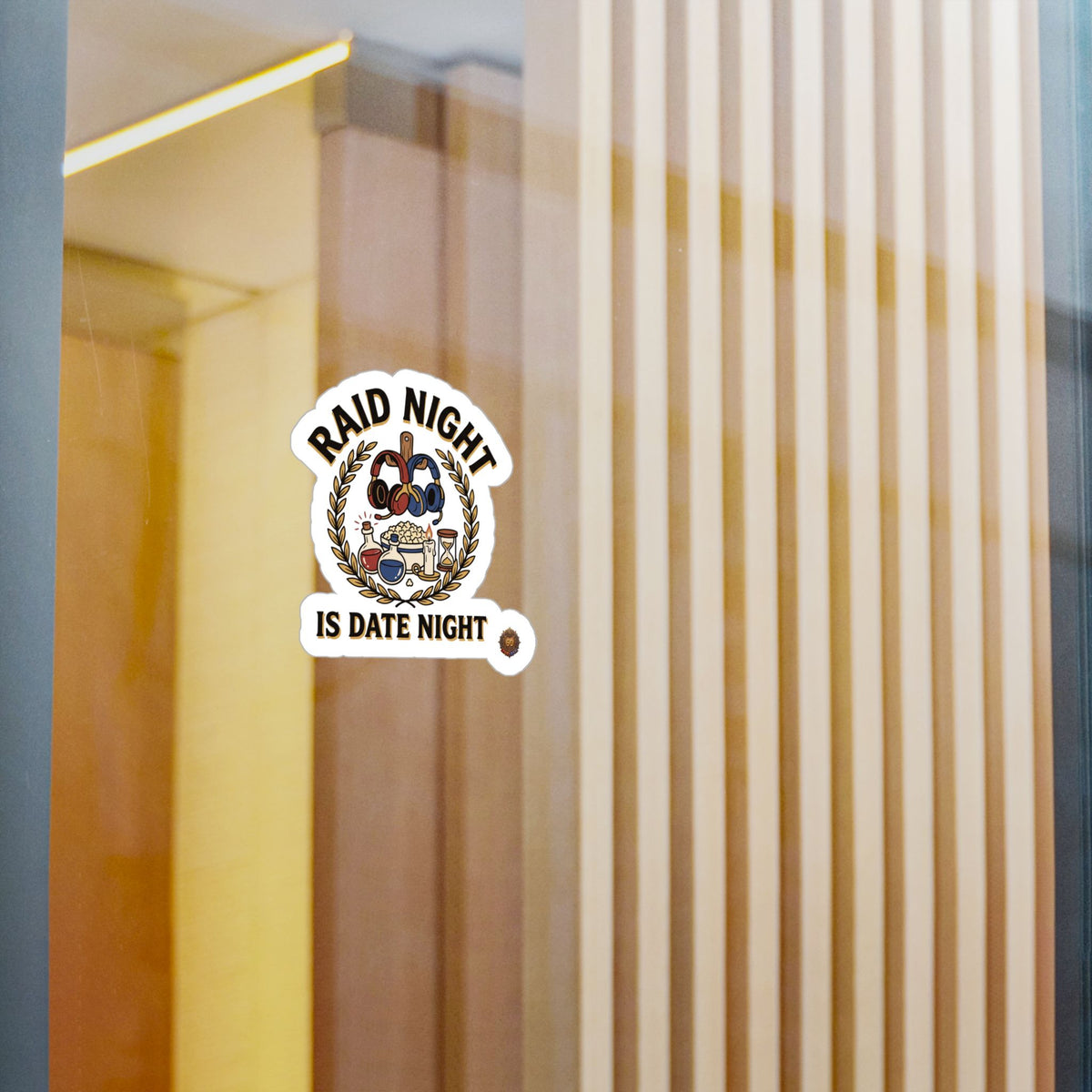 Raid Night Is Date Night – Sticker
