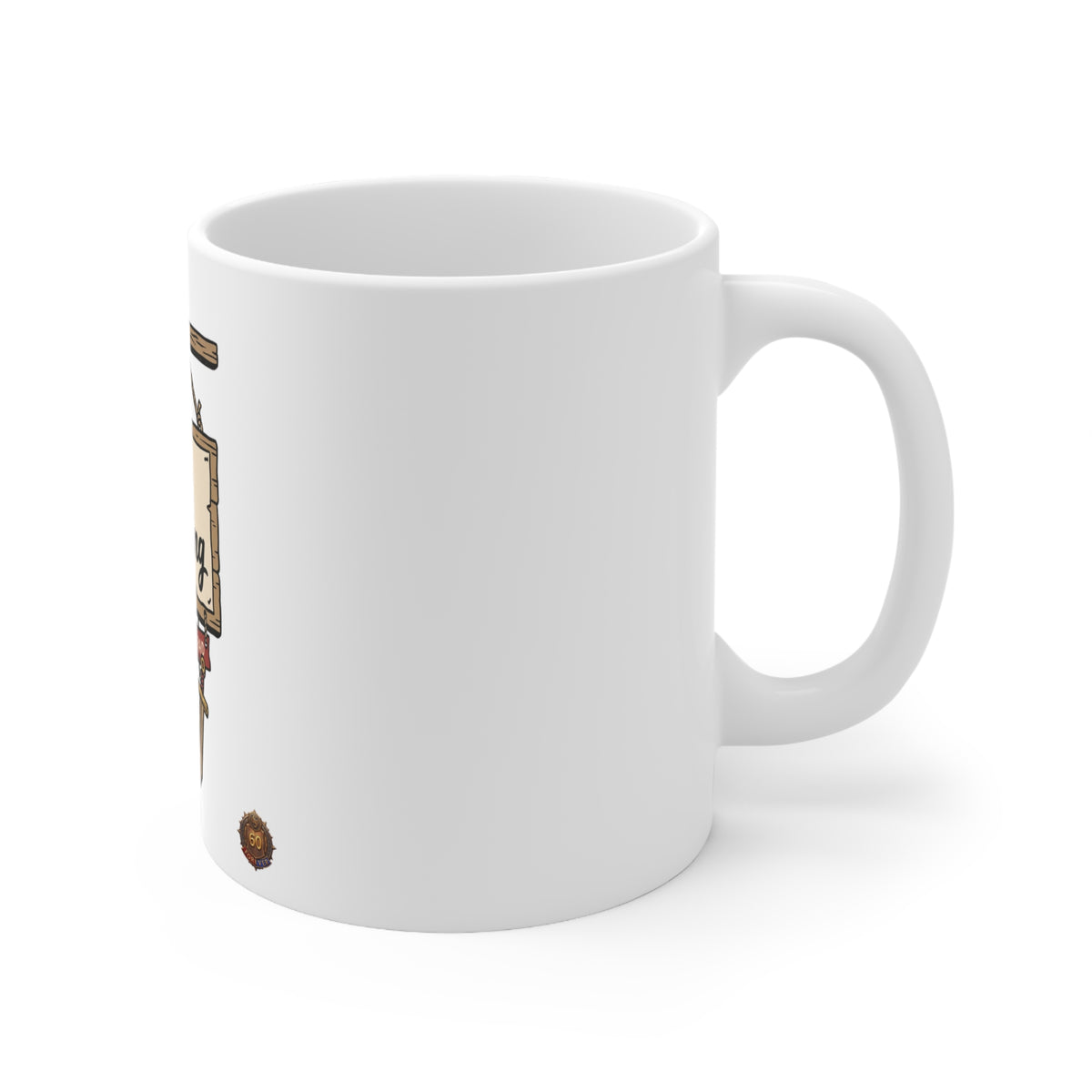 brb, Questing – White Mug (11oz)