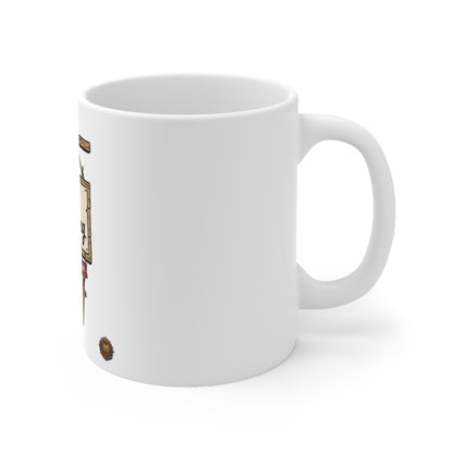 brb, Questing – White Mug (11oz)