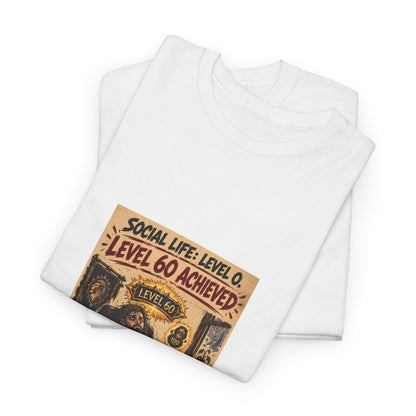 Level 60 Achieved (Blue) – T-Shirt