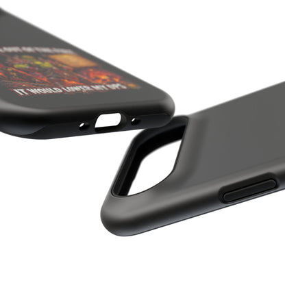 Phone Case — 'Can't Move Out of the Fire, It Would Lower My DPS' Heavy-Duty Impact-Resistant Phone Case
