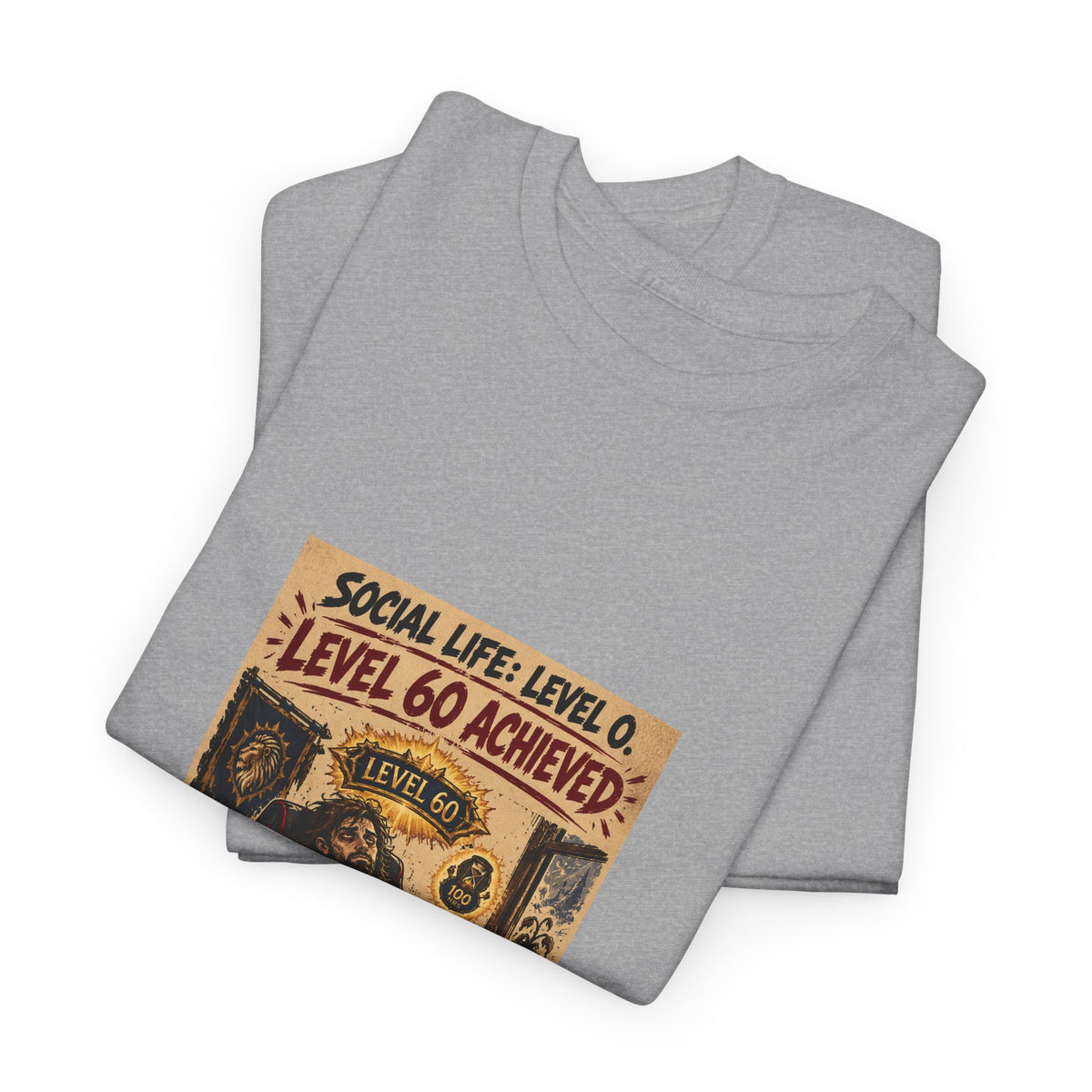 Level 60 Achieved (Blue) – T-Shirt