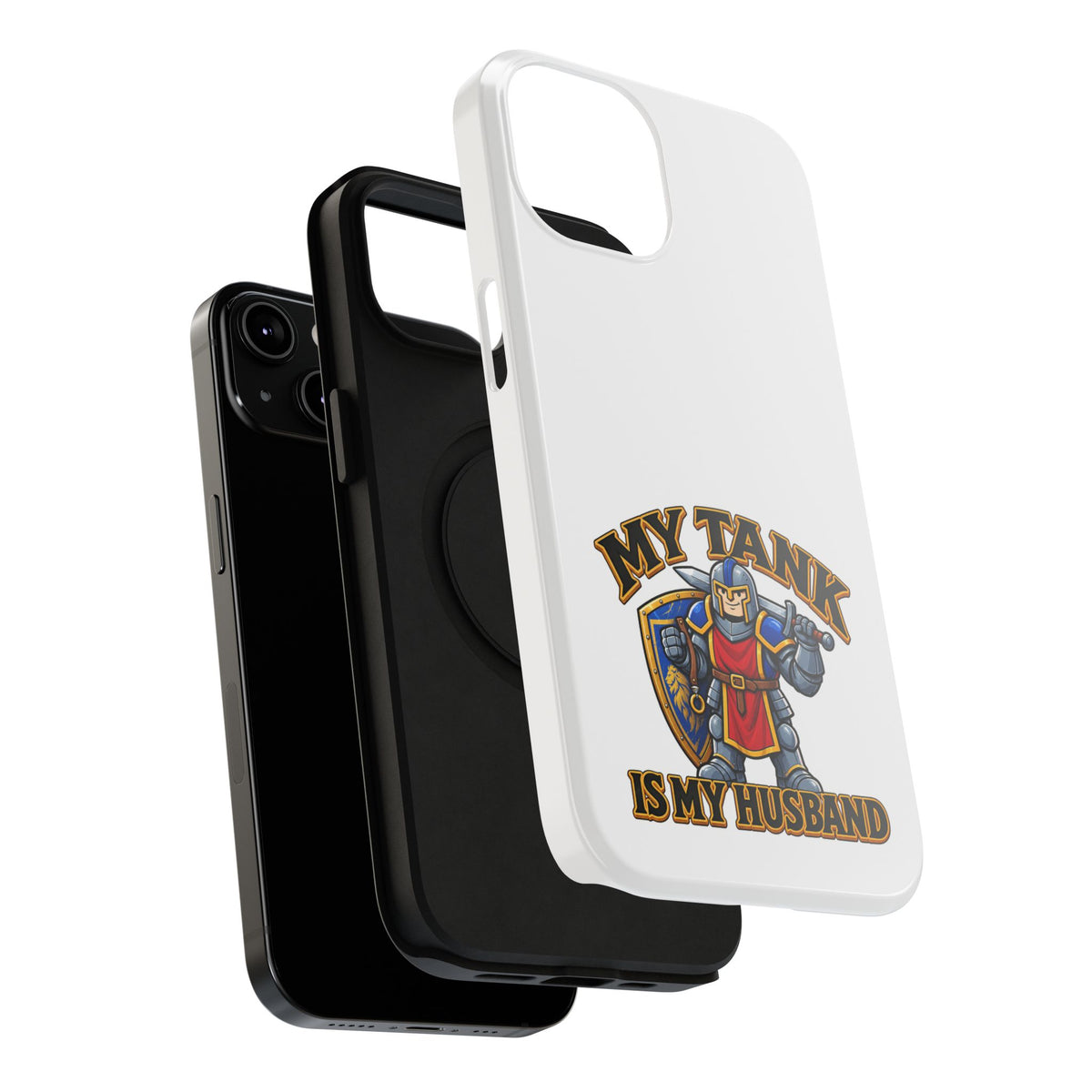 Phone Case — 'My Tank Is My Husband' Heavy-Duty Impact-Resistant Phone Case