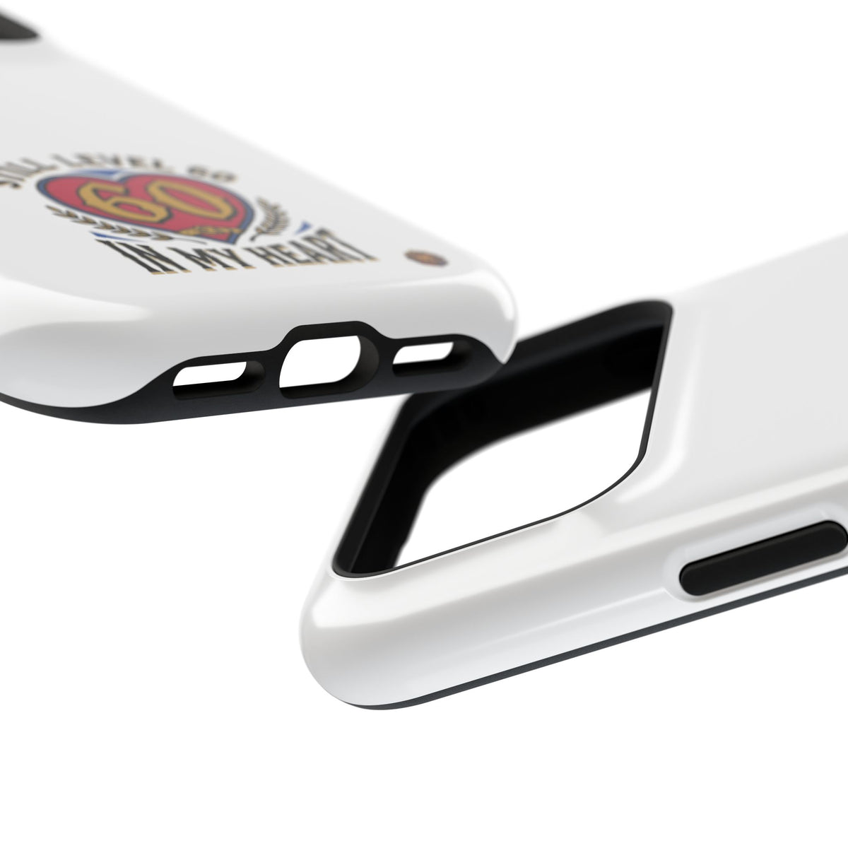 Phone Case — 'Still Level 60 In My Heart' Heavy-Duty Impact-Resistant Phone Case