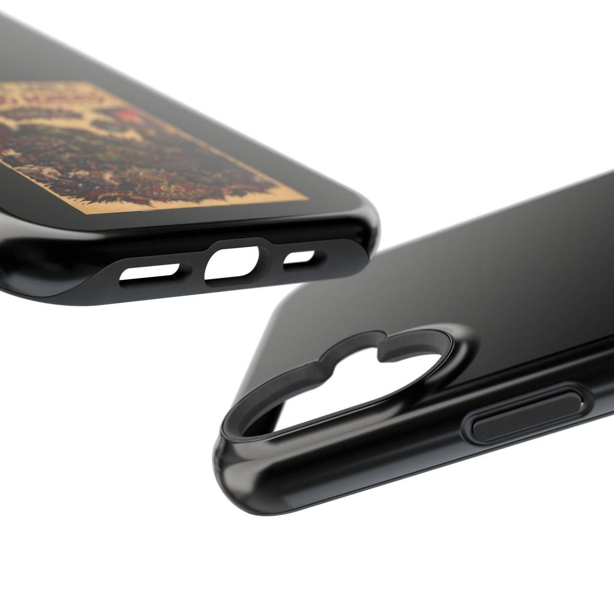 Phone Case — 'Social Life: Level 0 — Level 60 Achieved (Skull Banner)' Heavy-Duty Impact-Resistant Phone Case