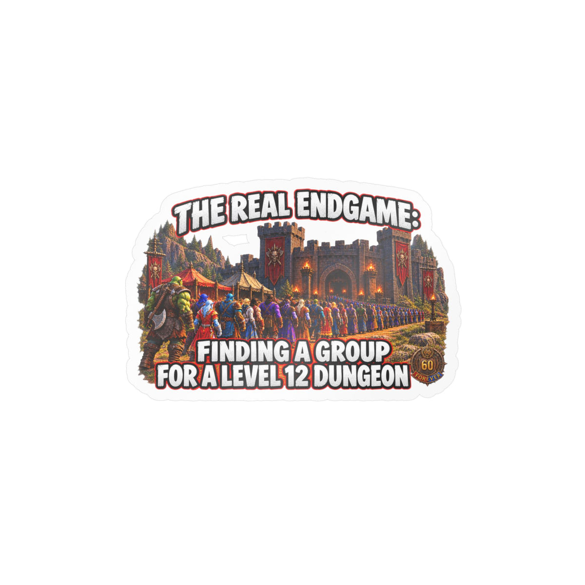 The Real Endgame: Finding a Group – Poster Decal