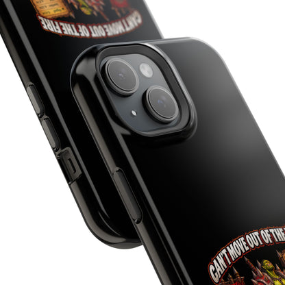 Phone Case — 'Can't Move Out of the Fire, It Would Lower My DPS' Heavy-Duty Impact-Resistant Phone Case